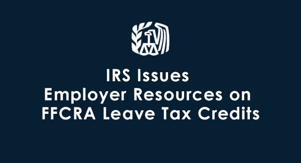 FFCRA Leave Tax Credits